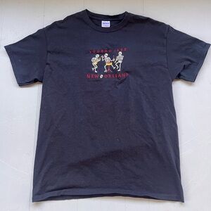 Voodoo Jazz New Orleans skull shirt